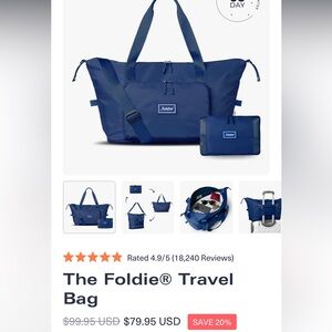 Foldie Travel Bag NWT